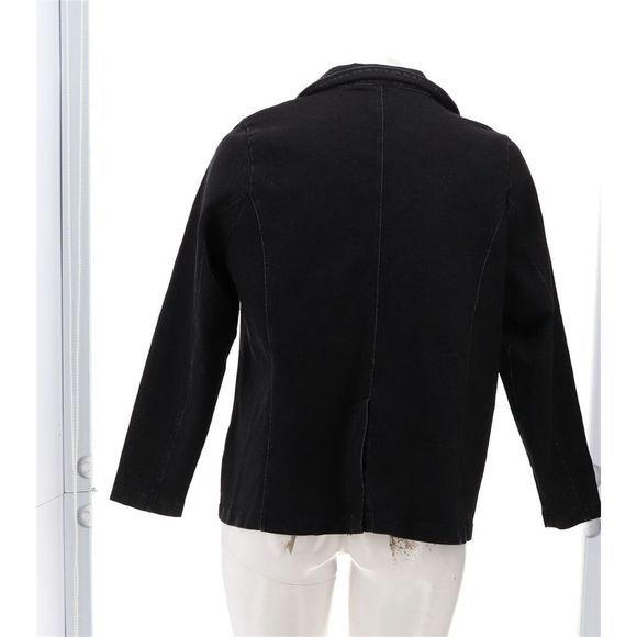 Women with Control My Wonder Denim Heat Sealed Blazer Black A4765220 - Picture 4 of 7